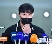 [ST포토] 김하성, 팀 훈련 후 대표팀 합류