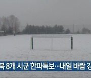 충북 8개 시군 한파특보…내일 바람 강해