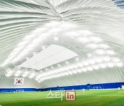 사계절 축구 훈련 가능 '스마트에어돔', 국내 최초 경주 개장