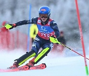 '스키 월드컵 85승' 시프린, 역대 최다 타이 기록 좌절...준우승 그쳐