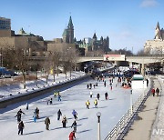 캐나다 겨울축제 플렉스...리도 운하 공공 스케이트장으로
