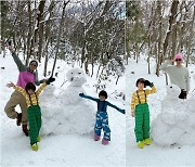 김나영♥마이큐, 뜸한가 했더니 두 아들과 제주 '가족여행'