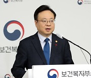 국민연금 보험료율  관련 정부입장 발표하는 조규홍 복지부 장관