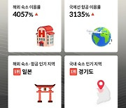 설 연휴 숙박 이용률, 국내 29%↓·해외 4057%↑