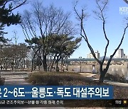 대구·경북 맑고 낮 기온 2~6도…울릉도·독도 대설주의보