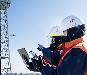 SKT, 드론·AI로 75m 통신탑 안전 관리한다