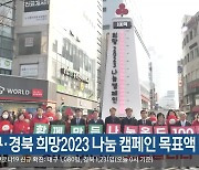 대구·경북 희망2023 나눔 캠페인 목표액 달성