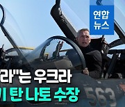 [영상] 나토 수장, 일본 자위대 F2 전투기 조종석 앉아 "안보 협력"