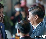 [포토] 트뤼도 加총리와 시진핑 中주석