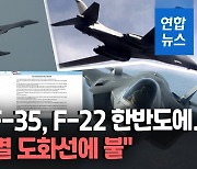 [영상] 전략폭격기·스텔스기 총출동…한반도서 올해 첫 한미 공중훈련