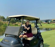 '새댁' 고원희, ♥사업가 남편은 어디에…태국서 혼자 골프 "좋은 경험"
