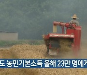 경기도 농민기본소득 올해 23만 명에게 지급