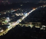 춘천 시내 1천 6백여 주택 · 상가 정전…1시간 20분 뒤 복구
