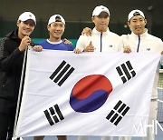 [Ms포토] 대한민국 테니스 대표팀 '기억 속 오늘'