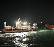 신안 '청보호' 실종자 9명 찾기위한 야간 수색 집중…크레인선 도착(종합)
