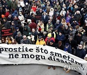 CROATIA JOURNALISTS PROTEST