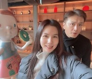 박시은♥진태현, 보는 이들도 미소 유발 "운동 끝나고 오랜만에 찍어 봐"