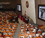 [포토]대정부질문, '김건희 여사 관련 질의하는 정청래'