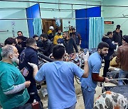 [포토] '튀르키예 강진'에 혼비백산한 시리아 병원