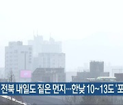 전북 내일도 짙은 먼지…한낮 10~13도 ‘포근’