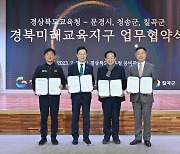 경북도교육청, 문경·청송·칠곡과 미래교육지구 업무협약