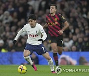 '손흥민 84분' 토트넘, 맨시티에 1-0 승…케인 EPL 200골 돌파