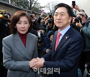[포토]나경원 “당 모습 안타까워…김기현과 많은 인식 공유”