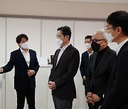 [포토]이재용 회장, 삼성D 아산캠퍼스 방문