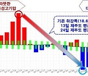 16.7도→영하 1.9도 '뚝'…제주 1월 기온 역대 가장 '들쭉날쭉'