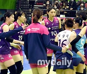 [MD포토] 김연경 '오늘 승리로 만족하지 않아'