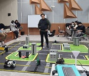 영남대 미래차전환부품사업단, 모형 전기차 자율주행 경진대회 개최