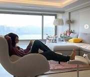 '차세찌♥' 한채아, 으리으리 한강뷰 집 공개 "따뜻하고 포근한 우리 집"
