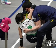 '부상에 또 부상' 아슬아슬 현대건설...'발목 인대파열' 김연견 5R 결장