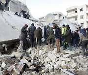 '서방제재' 시리아, EU에 인도적 지원 공식 요청…지진피해 이틀 만