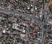 지진 발생 전 이슬라히예 고속도로 위성사진