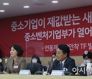 [포토] 납품단가 연동제 관련 발언하는 이영 장관