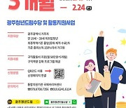 광주광역시, 구직청년 1400명에게 매월 50만 원씩 250만 원 지원