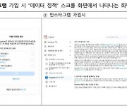 개인정보 수집 강제한 '메타'...과태료 660만원 문다
