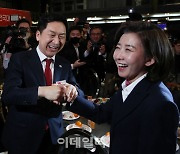 [포토] 새민연 전국대회 참석한 김기현과 나경원