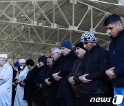 [포토] 튀르키예 지진 희생자들 합동 장례식