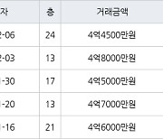 수원 매탄동 매탄위브하늘채 59㎡ 4억8000만원에 거래