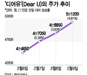 'SM 경영권 분쟁 최대 수혜주' 디어유, 주가 4%대 상승 마감