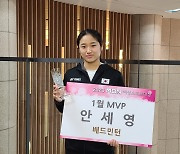 안세영, MBN 여성스포츠대상 1월 MVP 선정