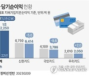 [그래픽] 카드사 당기순이익 현황