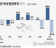 [그래픽] 외국인 국내 증권투자 추이