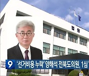 ‘선거비용 누락’ 양해석 전북도의원, 1심 ‘당선 무효형’