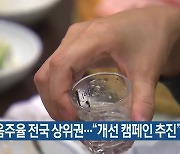 제주 음주율 전국 상위권…“개선 캠페인 추진”