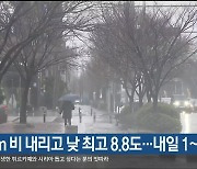 울산 22㎜ 비 내리고 낮 최고 8.8도…내일 1~12도