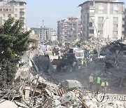 지진으로 무너진 튀르키예 안타키아 건물