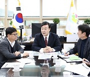 김성제 의왕시장,  박재순 국토부 공공주택추진단장과 현안사항 논의